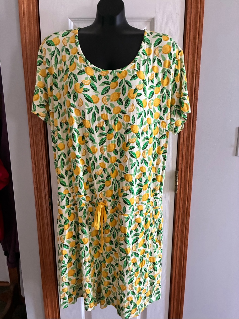 Alex’s Lemonade Stand Women's Romper; Casual Short Sleeve- size XL